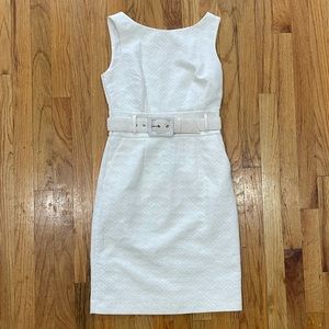 Banana Republic White Sheath Dress Belt